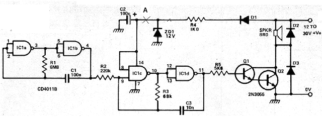 Figure 2 - Variable tone siren
