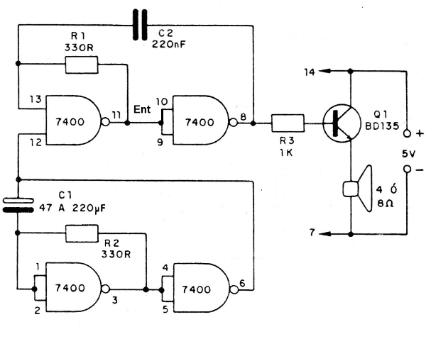 Figure 6 - Intermittent siren
