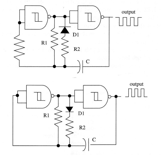 Figure 3 – Diodes can be added to a non-symetrical output
