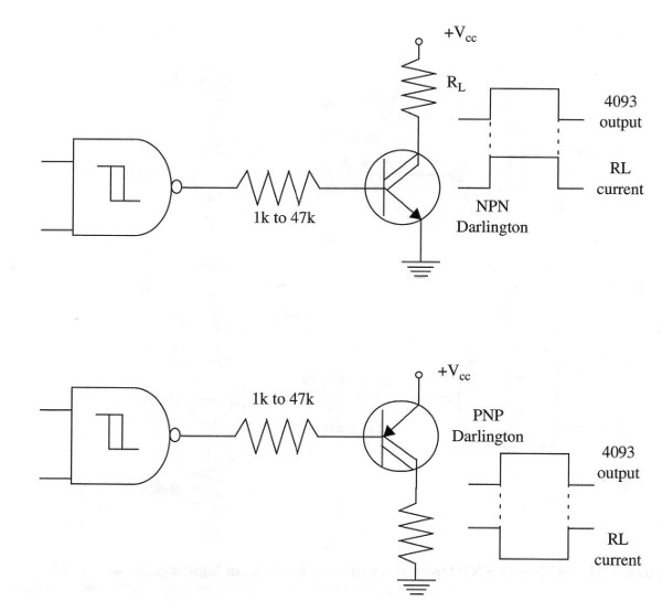 Figure 9 –Darlington transistor can be used to drive heavy loads
Figure 9 –Darlington transistor can be used to drive heavy loads