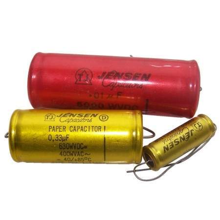 Old paper and oil capacitors.
Old paper and oil capacitors.
