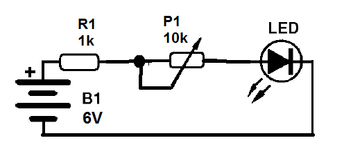 Figure 9 - Another way to connect the trimpot or potentiometer
