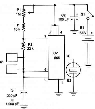 Figure 4 – Schematics for the sensor
