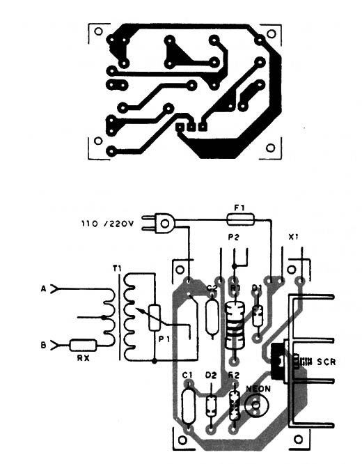 Figure 2 – Printed circuit board for the project
