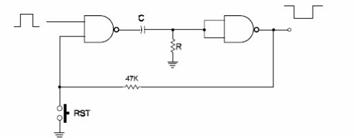 Adding Reset to a CMOS Monostable
