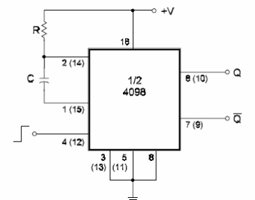 Monostable Using the 4098 (I)
