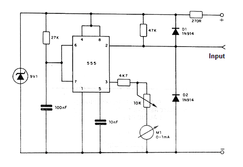 Tachometer using the 555        
