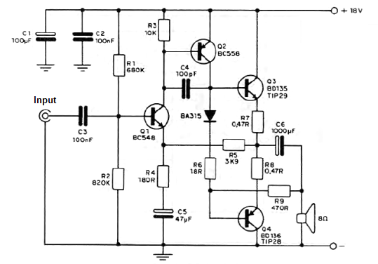 5 W Audio Amplifier
5 W Audio Amplifier