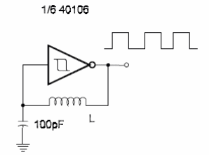 LC Oscillator Using the 40106
