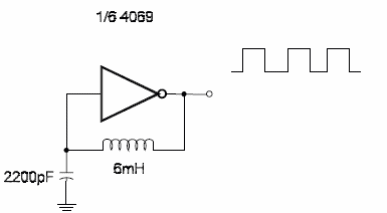 LC Oscillator Using the 4069
