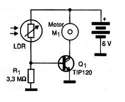 Figure 6 – Schematic diagram of the electronic circuit used in the race-car – version 1
Figure 6 – Schematic diagram of the electronic circuit used in the race-car – version 1