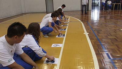 Figure 18 – Students at Colegio Mater Amabilis ready for the competition
Figure 18 – Students at Colegio Mater Amabilis ready for the competition