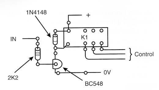 Figure 7 – PCB for relays
Figure 7 – PCB for relays