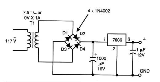Figure 4 – Power supply for the project
Figure 4 – Power supply for the project