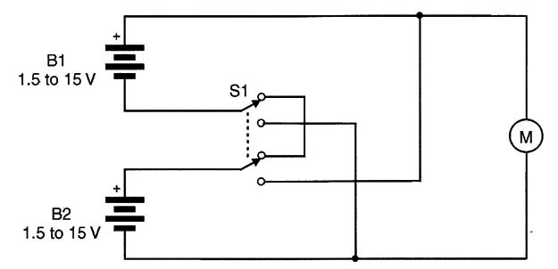 Figure 1 – Motors in series and parallel
Figure 1 – Motors in series and parallel