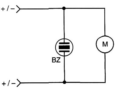 Figure 2 – Using a piezoelectric transducer
Figure 2 – Using a piezoelectric transducer
