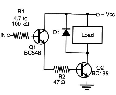 Figure 3 – Using a NPN Pair
Figure 3 – Using a NPN Pair