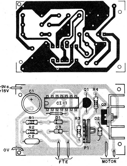 Figure 5 - Suggestion of board for the assembly.
Figure 5 - Suggestion of board for the assembly.