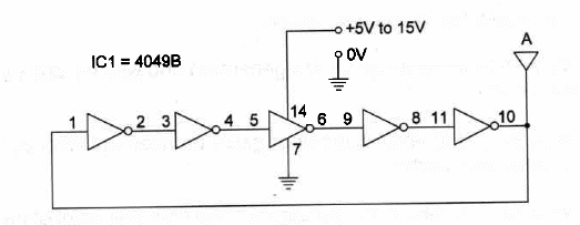 Figure 1 – Schematics for the transmitter
Figure 1 – Schematics for the transmitter