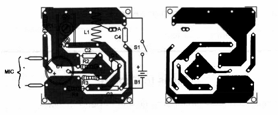    Figure 2 – Using a PCB to mount the transmitter
