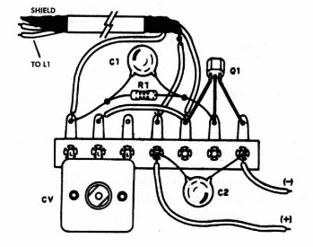 Figure 2 –Mounting the components on a terminal strip
