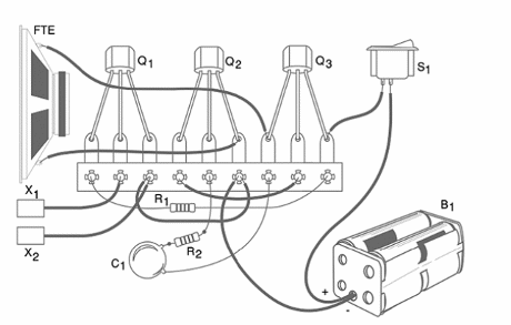 Figure 3 – Component placement on a terminal strip
