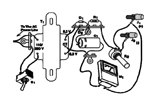 Figure 2 – Mounting using a terminal strip
