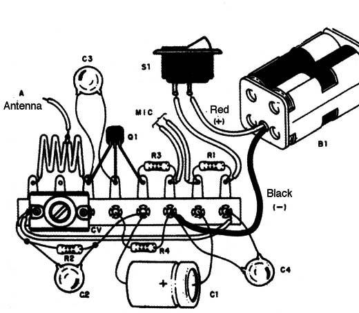 Figure 3 – Very simple assembly using aterminal strip
