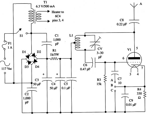 Figure 1 – Schematic diagram of the transmitter
