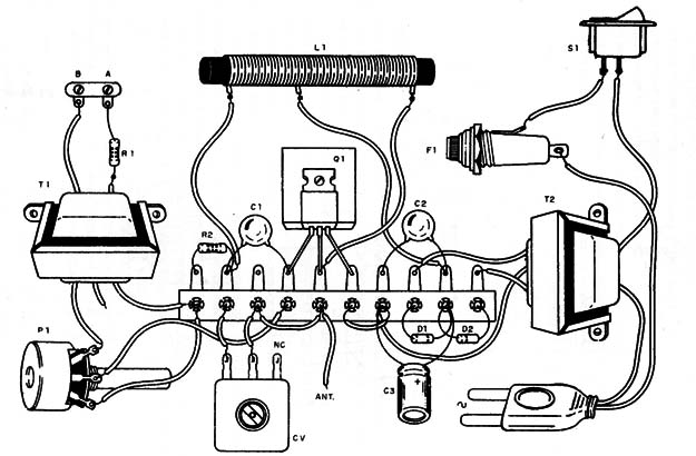 Figure 2 – Mounting using a terminal strip
