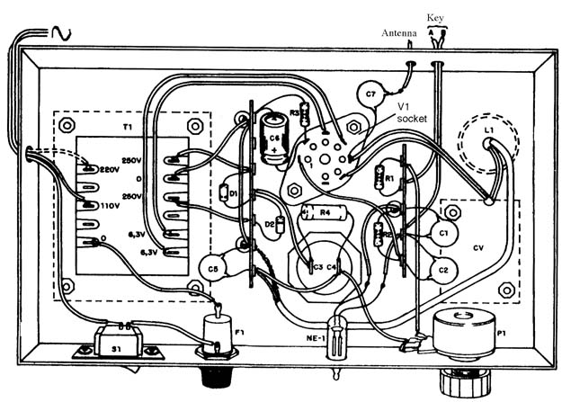 Figure 4 – Mounting using a metalic chassis.
