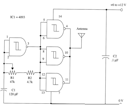 Figure 1 – Schematic diagram of the transmitter
