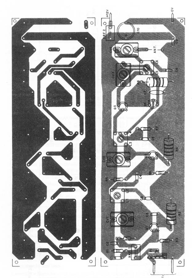 Figure 4- Printed circuit board for the transmitter
