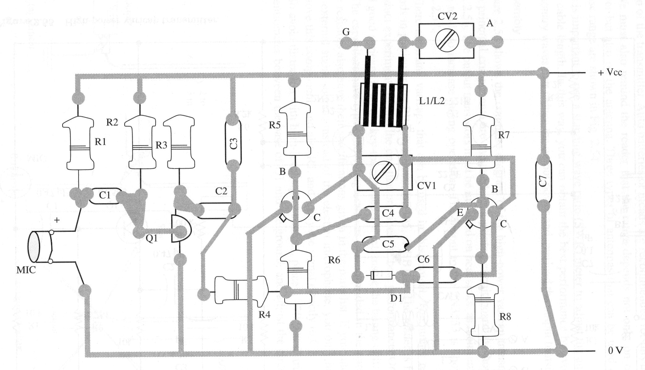 Figure 6 – Printed circuit board for the project