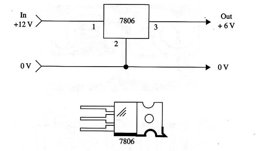 Figure 4 – Voltage reducer 12 to 6 V

