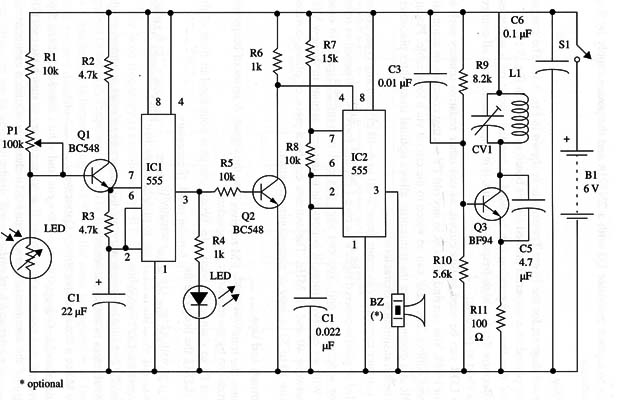Figure 5 – Schematic diagram of the transmitter
Figure 5 – Schematic diagram of the transmitter