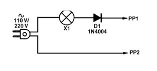 Figure 1- Diagram of the appliance test. Figure 1- Diagram of the appliance test.