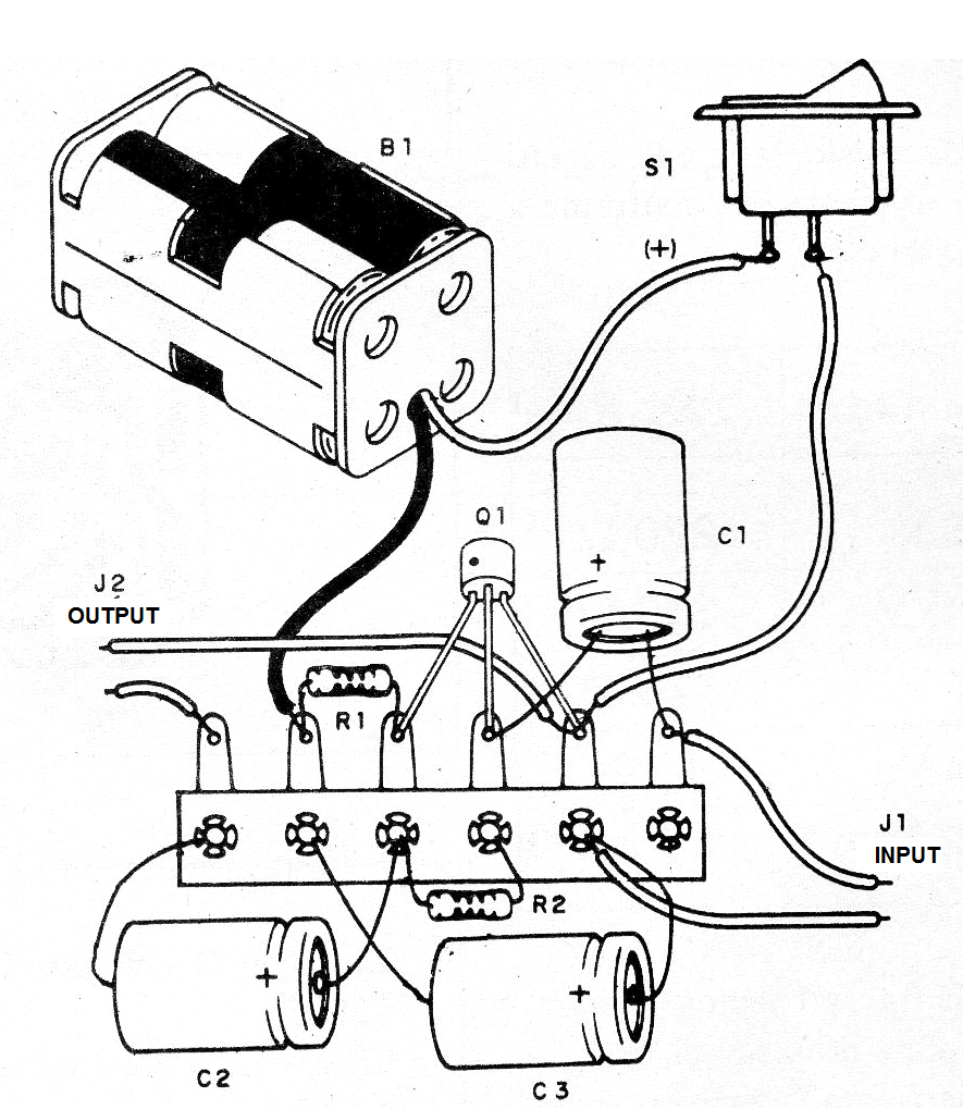 Figure 2 - Assembly using a terminal strip Figure 2 - Assembly using a terminal strip