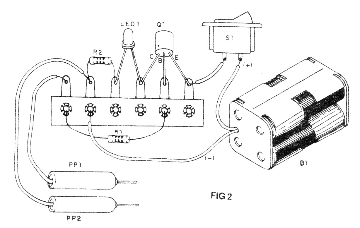 Figure 2 - Assembly based on a terminal strip. Figure 2 - Assembly based on a terminal strip.