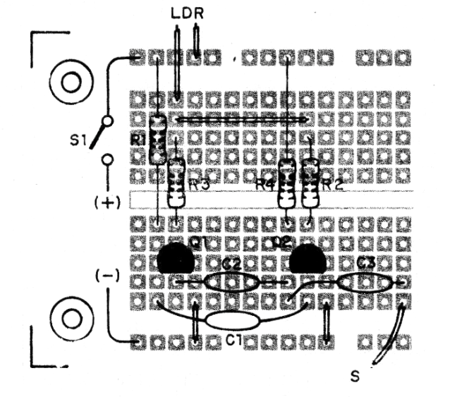 Figure 2 - Assembly in protoboard Figure 2 - Assembly in protoboard
