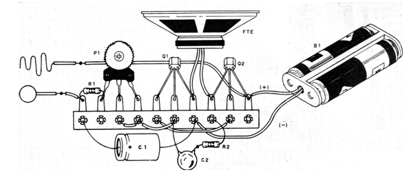 Figure 2 - Assembly using a terminal strip Figure 2 - Assembly using a terminal strip