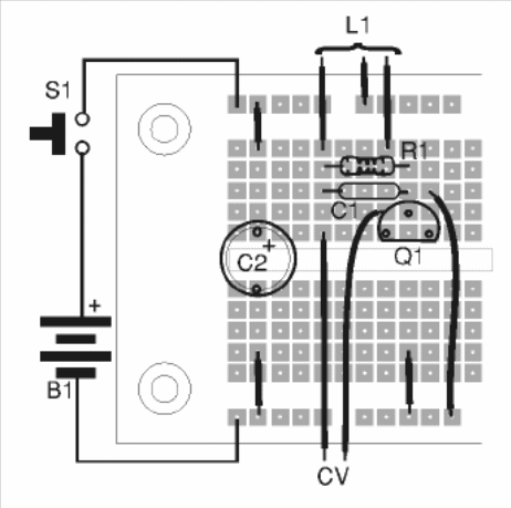 Figure 3 - Assembly in protoboard Figure 3 - Assembly in protoboard